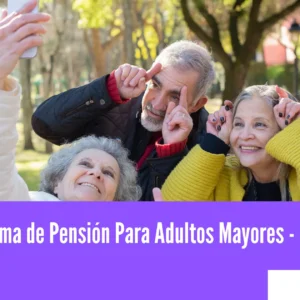 Programa Pensión Para Adultos Mayores – México
